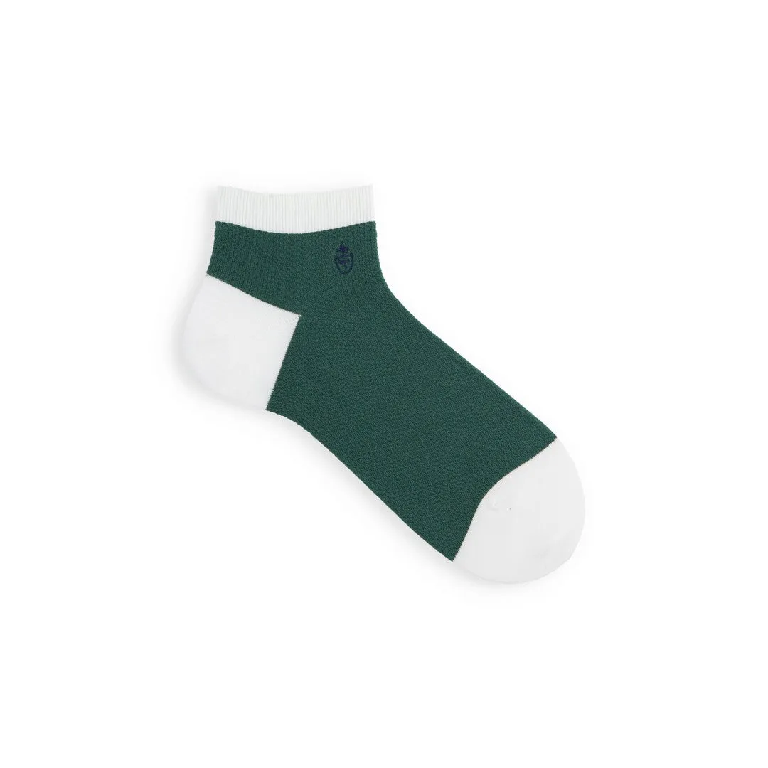 062120369 Bird's Eye Contrast Trainer Socks