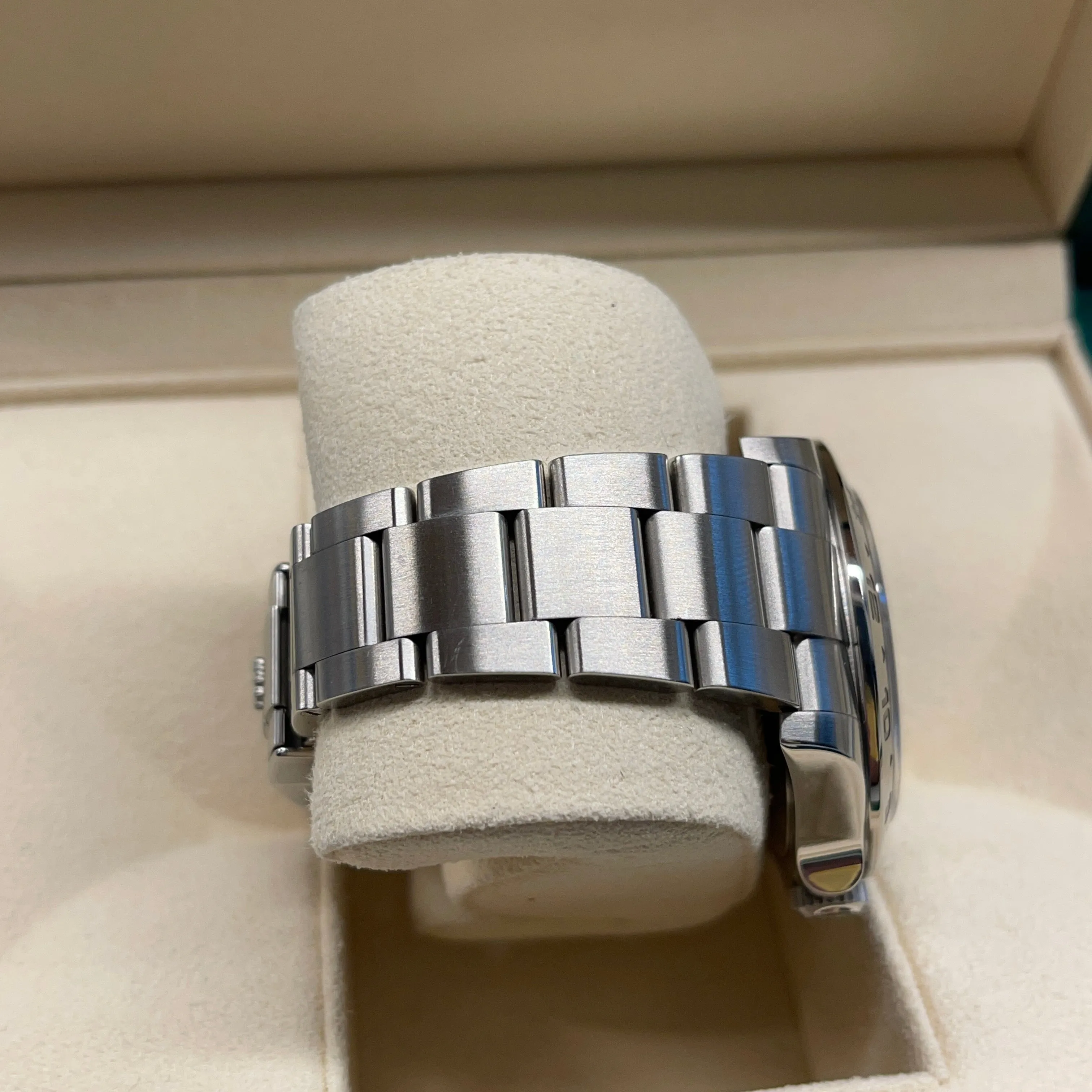 2014 Rolex Explorer II 216570 Stainless Steel GMT Oyster Black Wristwatch Box Papers