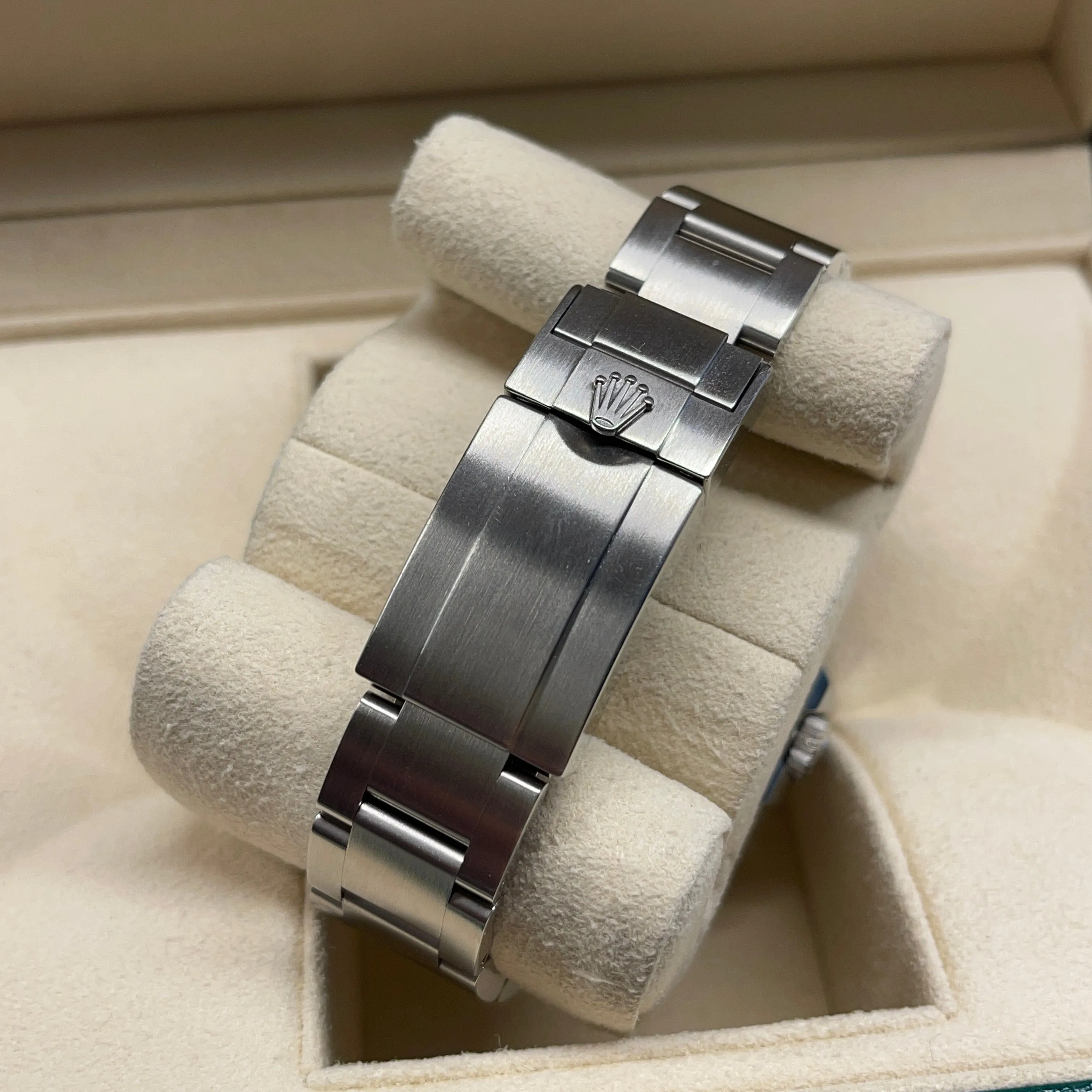 2014 Rolex Explorer II 216570 Stainless Steel GMT Oyster Black Wristwatch Box Papers