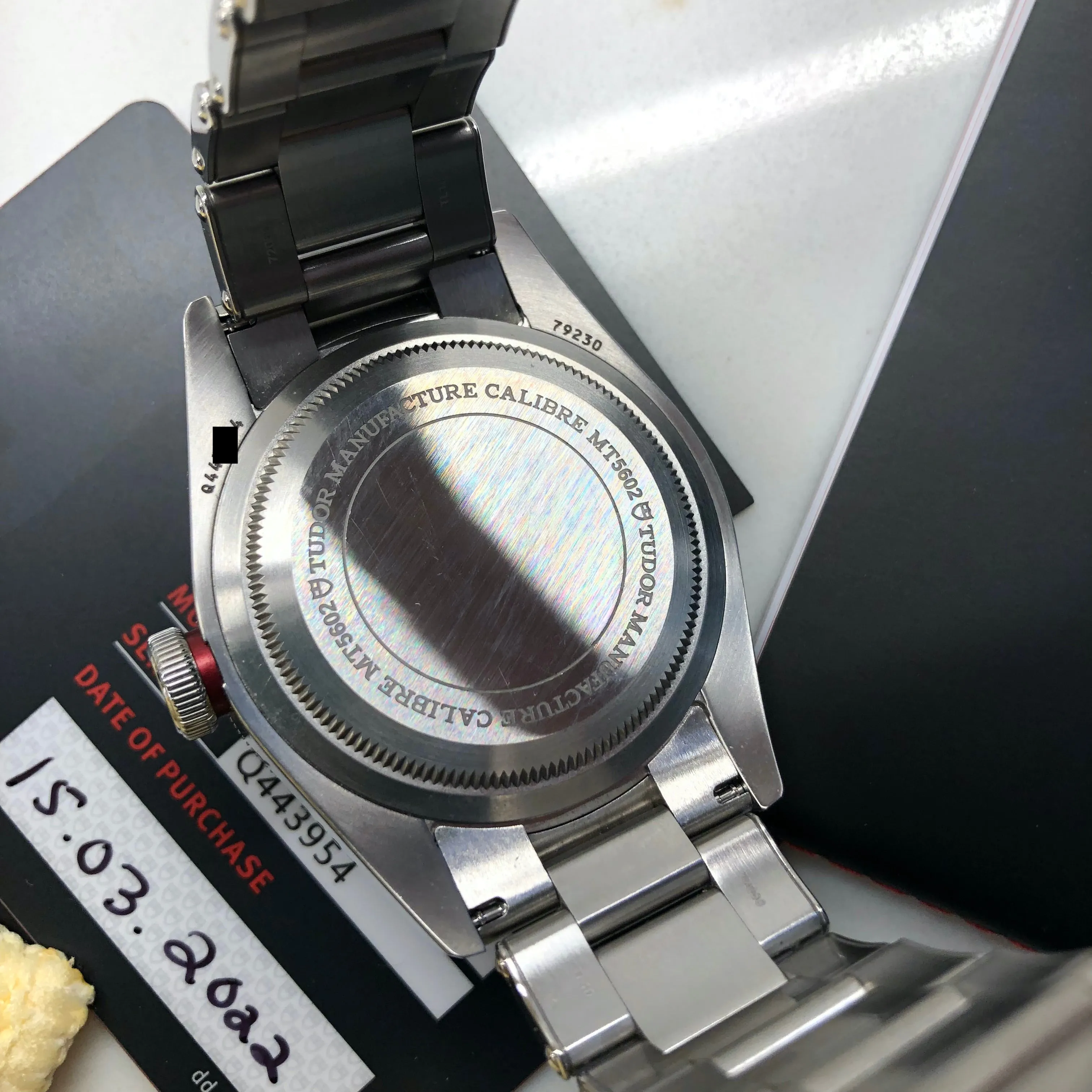 2022 Tudor Heritage Black Bay 79230R Red Bezel Automatic 41mm Wristwatch Box Papers