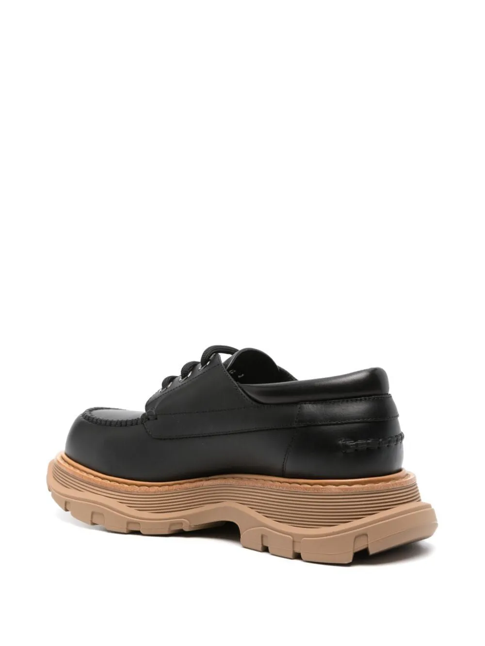 ALEXANDER MCQUEEN Men's Lace-Up Moccasin Shoes - FW24 Collection