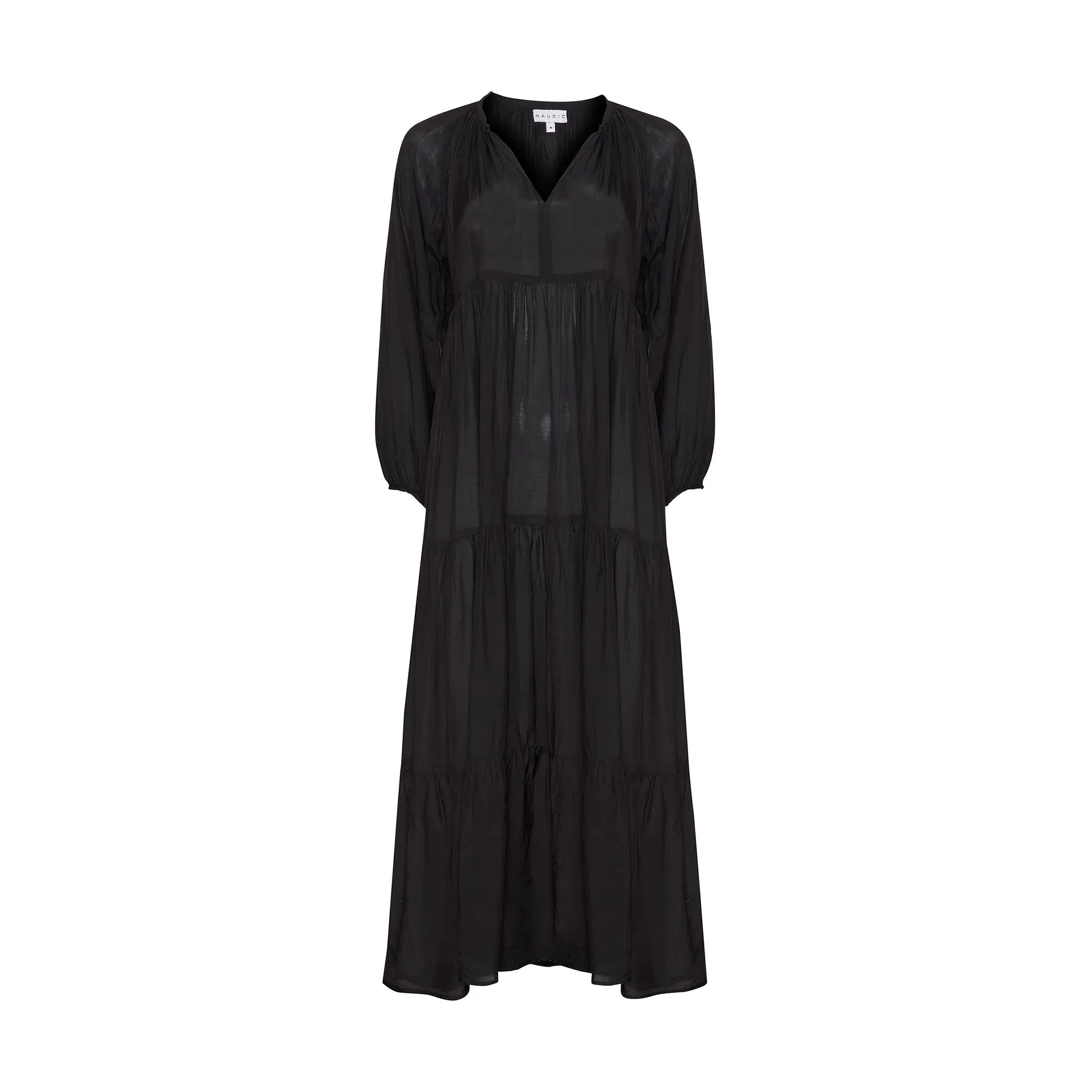 Amisha Long Sleeve Maxi Black