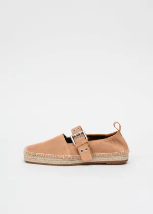 Anteros Espadrille in Oak Brown Suede