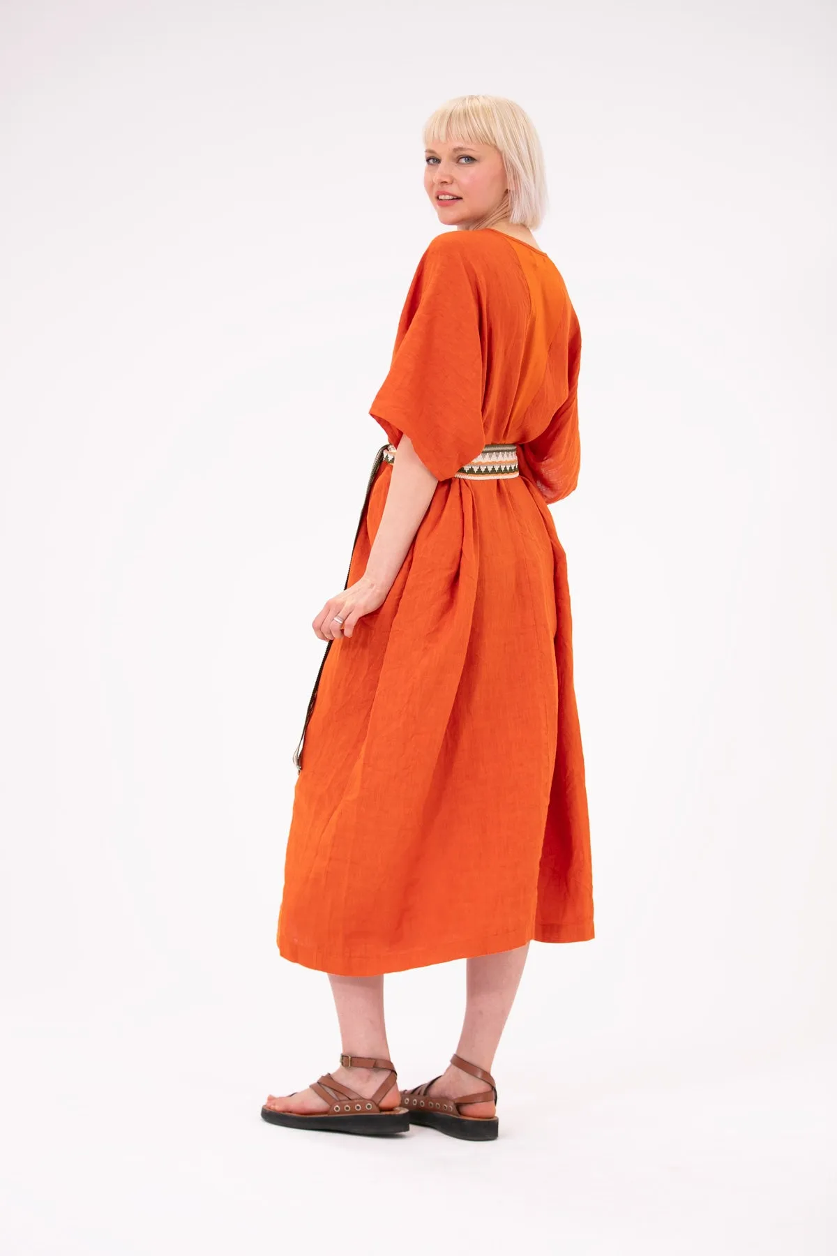 Athena Linen Kaftan