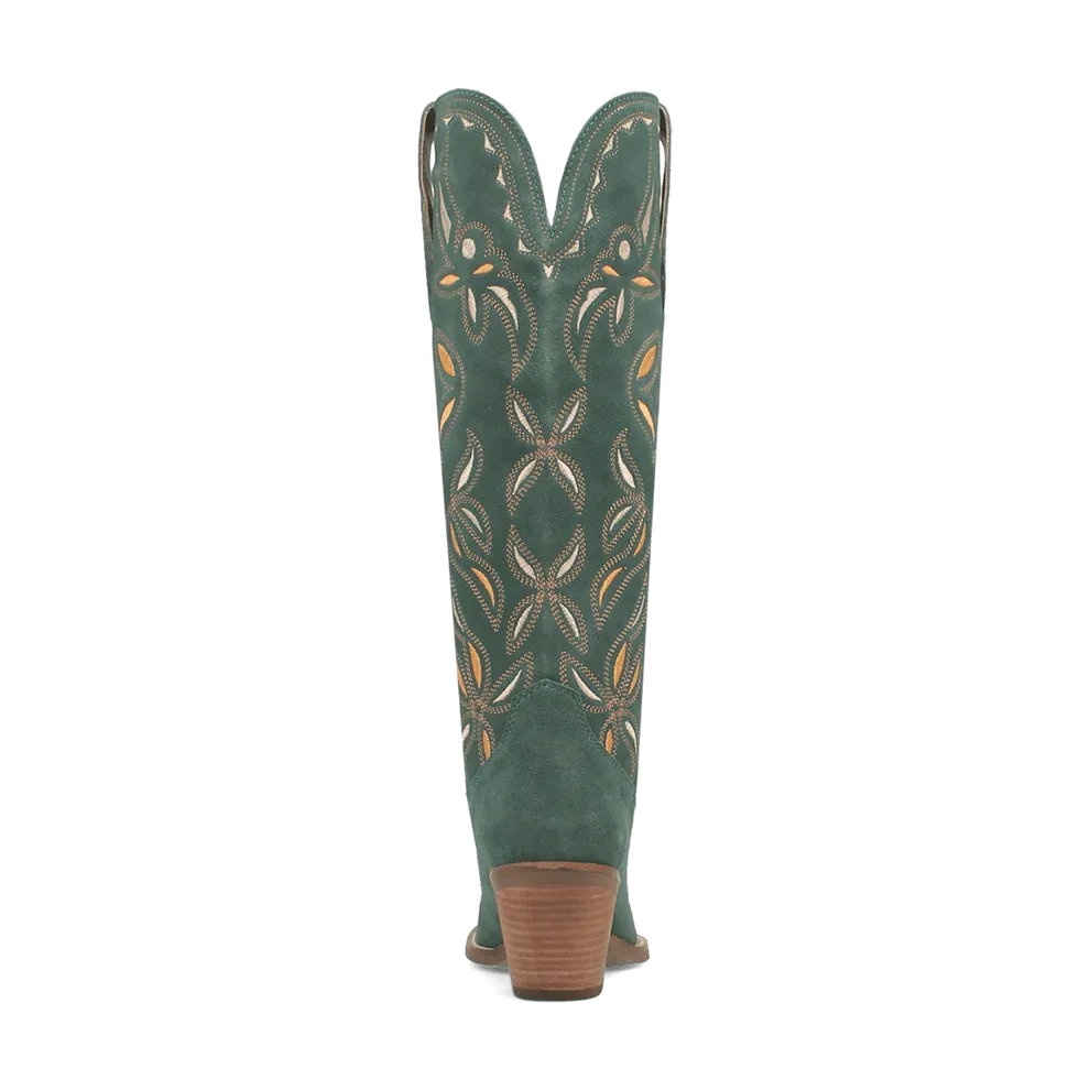 BANDELERA LAD 16 SUEDE W/INLAY GREEN