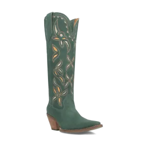 BANDELERA LAD 16 SUEDE W/INLAY GREEN