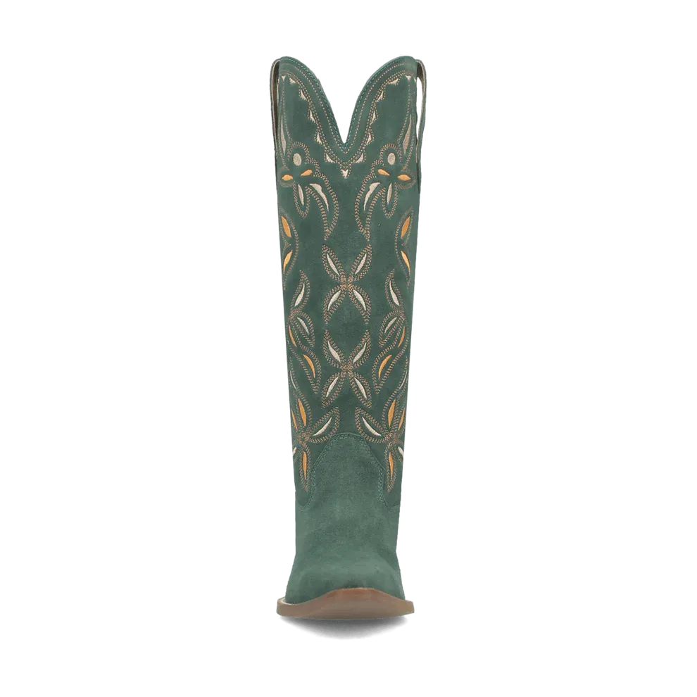 BANDELERA LAD 16 SUEDE W/INLAY GREEN