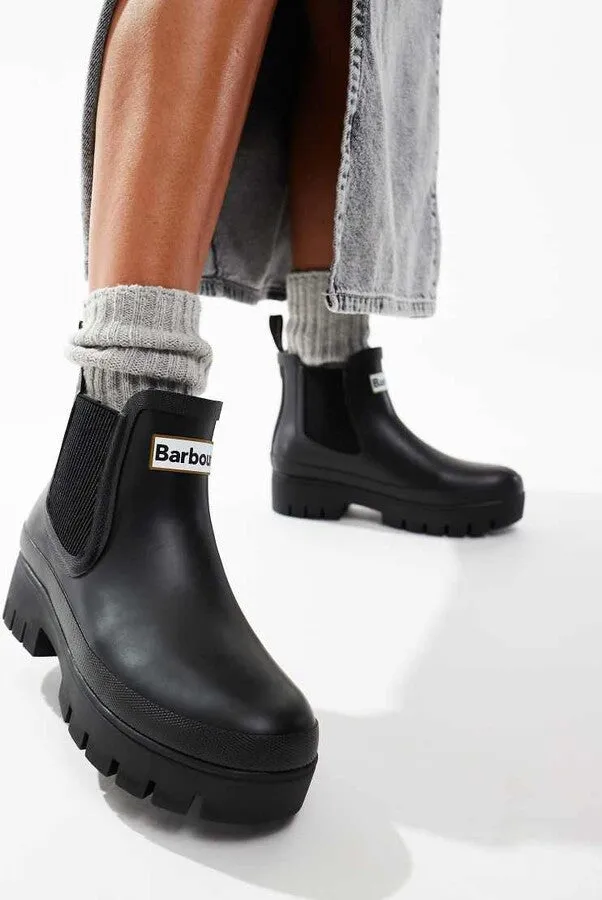 BARBOUR Halton Chelsea Boot Black