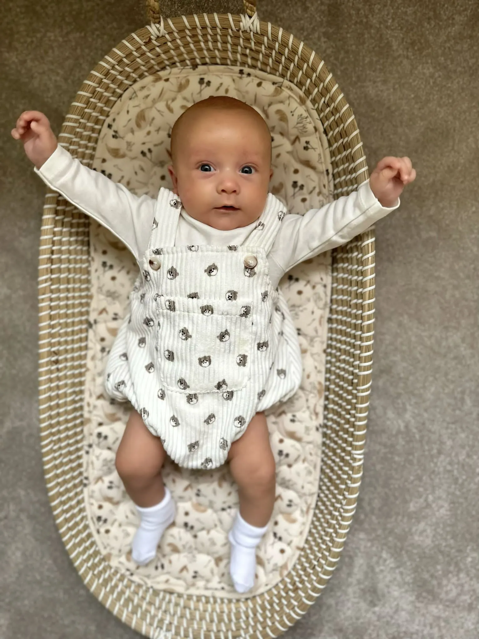 Bear Cord Romper
