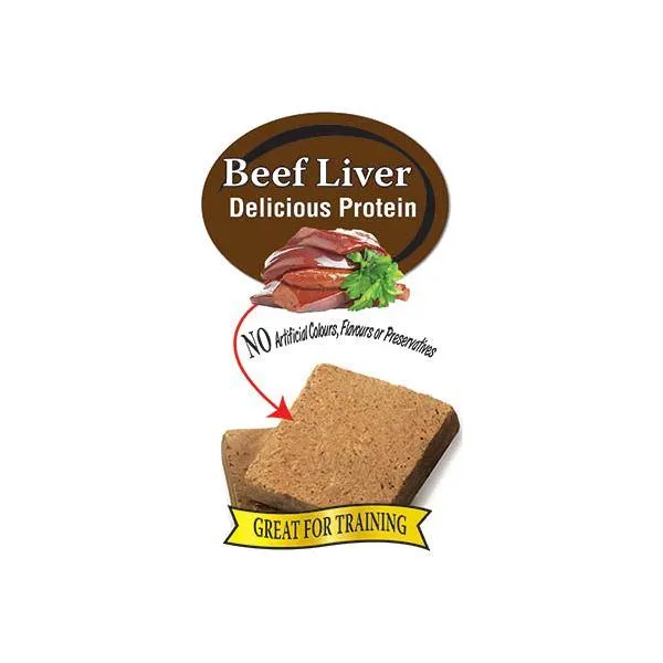 Benny Bully’s Liver Chops Original Dog Treats (80-g bag)