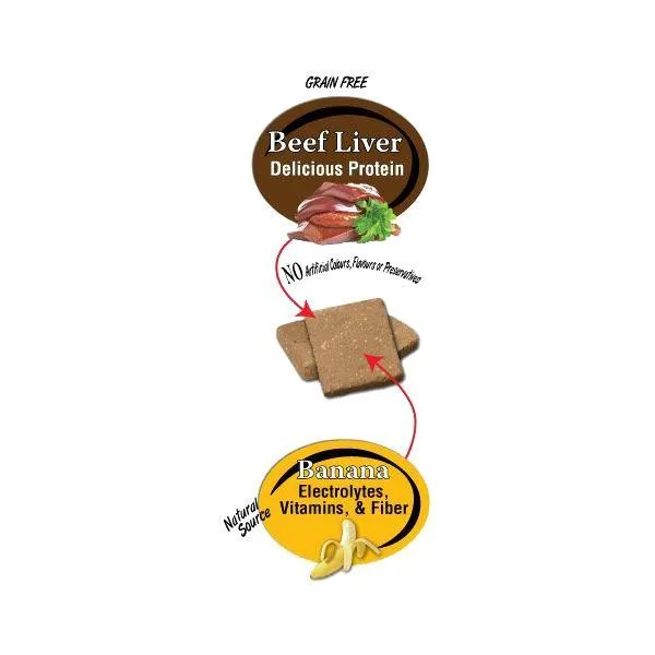 Benny Bully’s Liver Plus Banana Dog Treats (58-g bag)