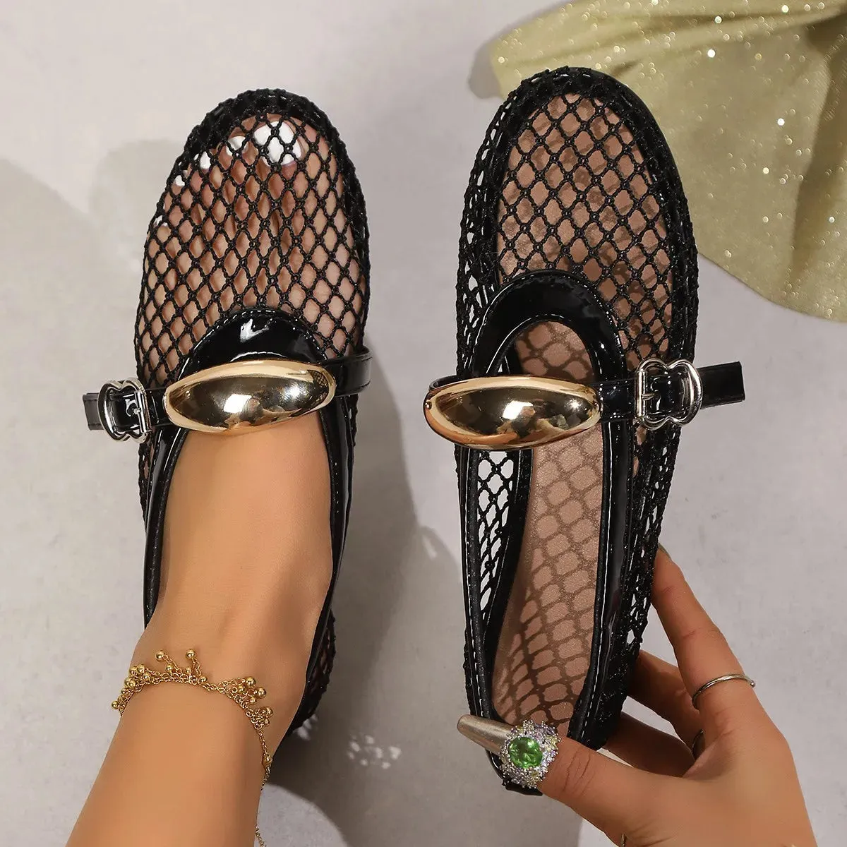 Best Summer Comfort for Feets Women Mesh Ballet Flats