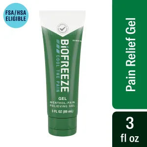 Biofreeze Pain Relieving Gel 3 oz Tube Soothes Sore Muscles and Joints