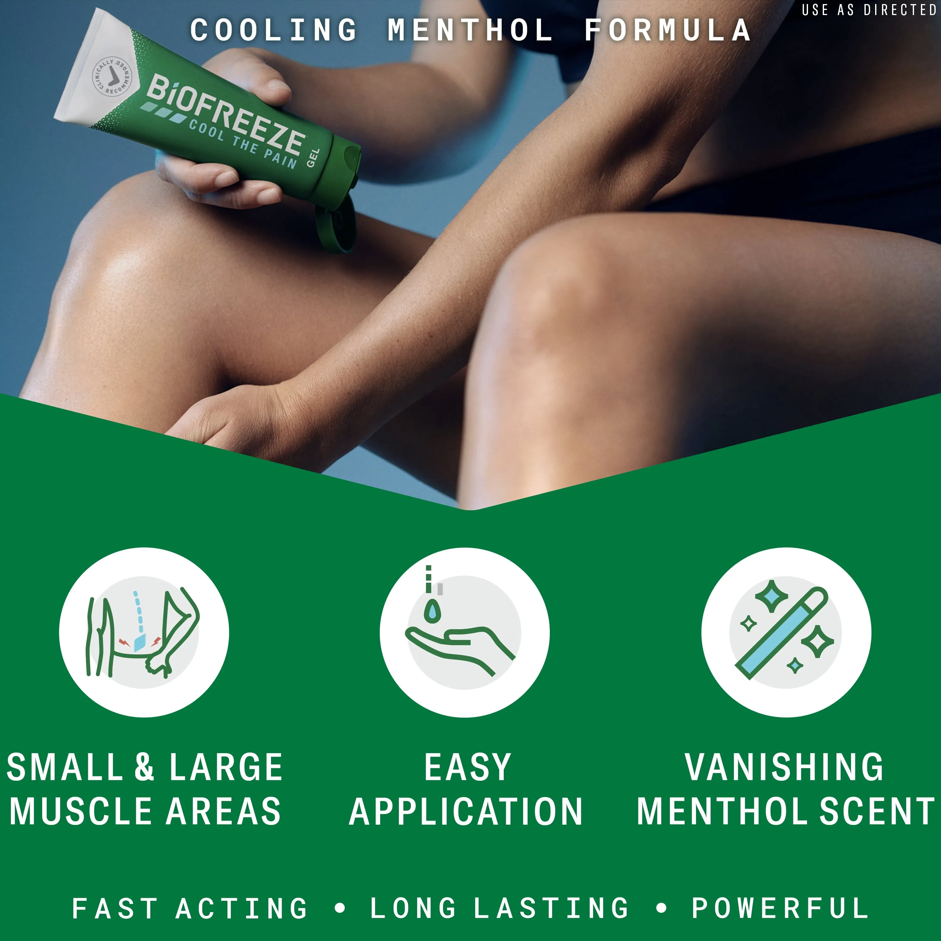 Biofreeze Pain Relieving Gel 3 oz Tube Soothes Sore Muscles and Joints