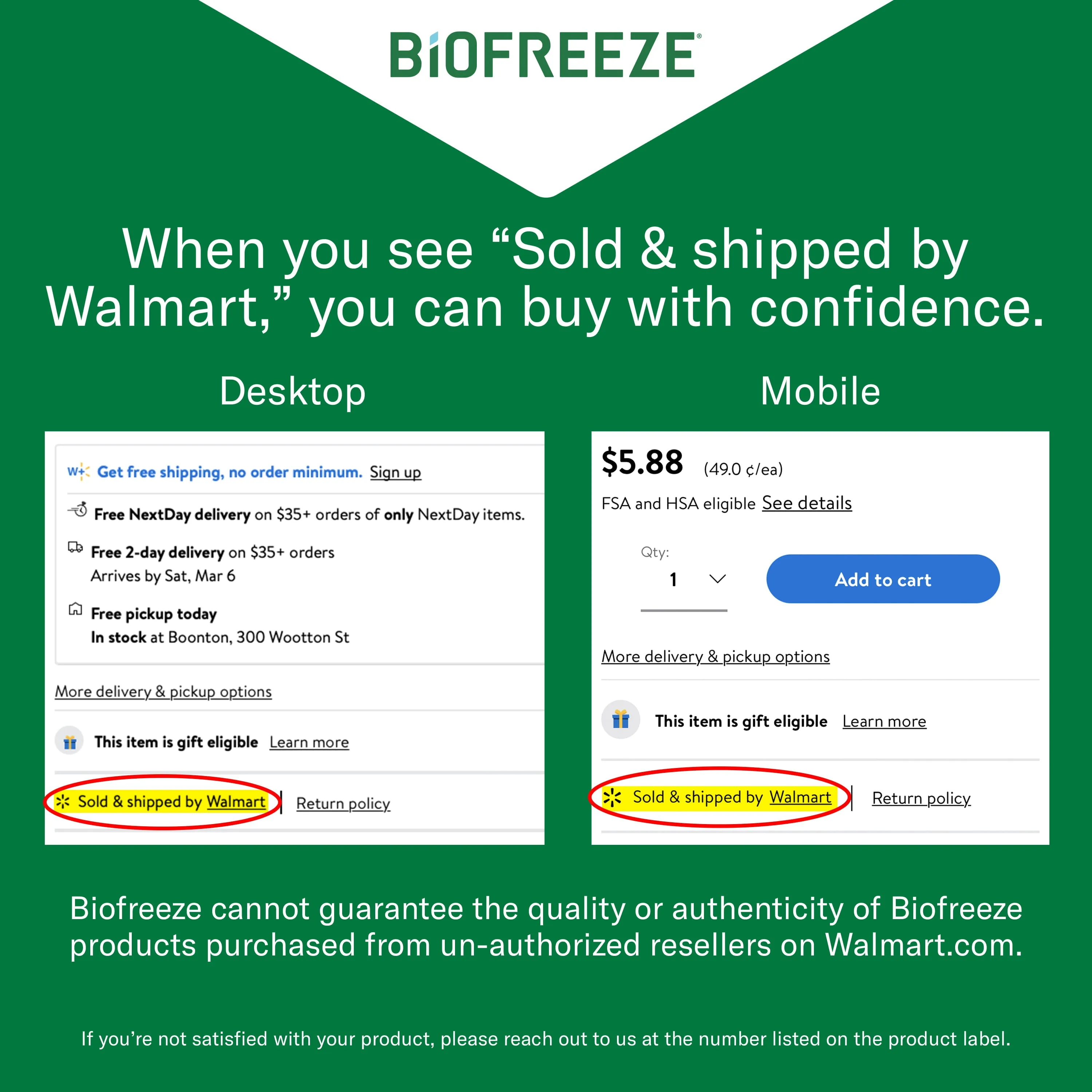 Biofreeze Pain Relieving Gel 3 oz Tube Soothes Sore Muscles and Joints
