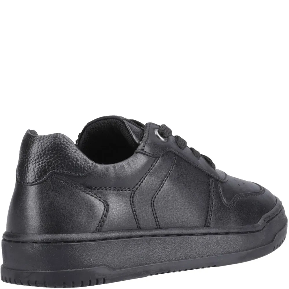 Black Dougie Senior School Shoes