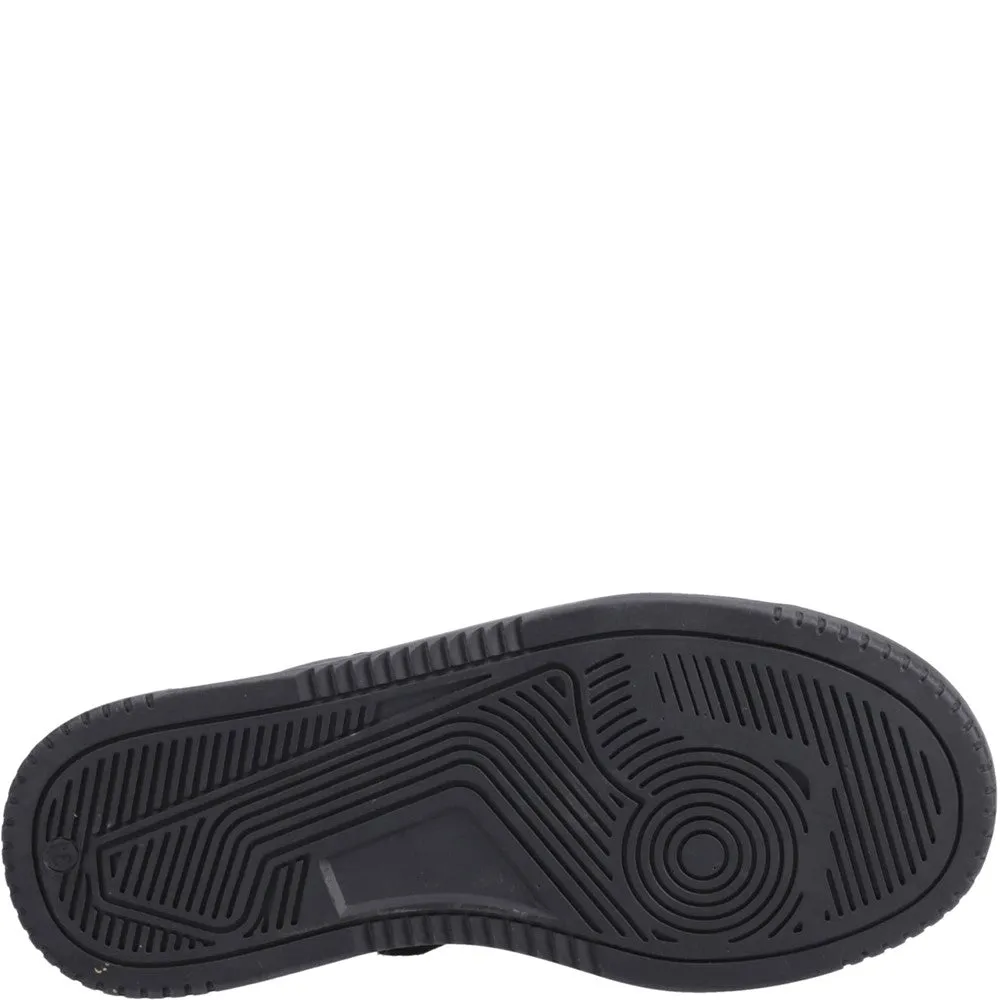 Black Dougie Senior School Shoes