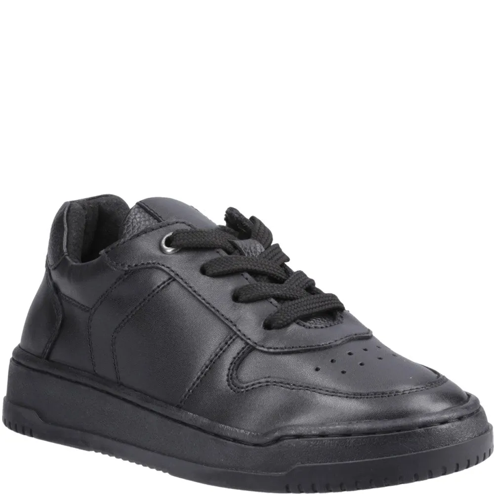 Black Dougie Senior School Shoes