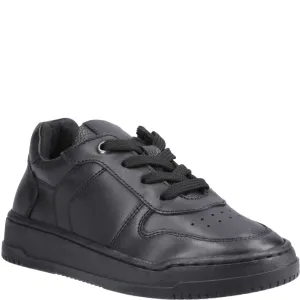Black Dougie Senior School Shoes