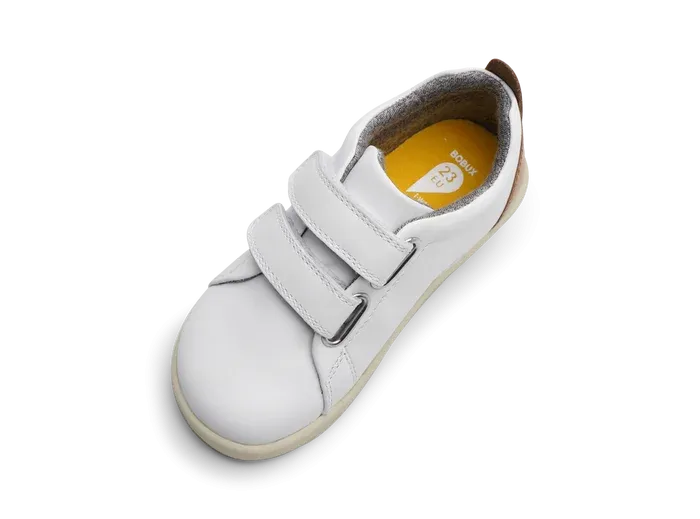 Bobux I-Walk Grass Court - White   Caramel