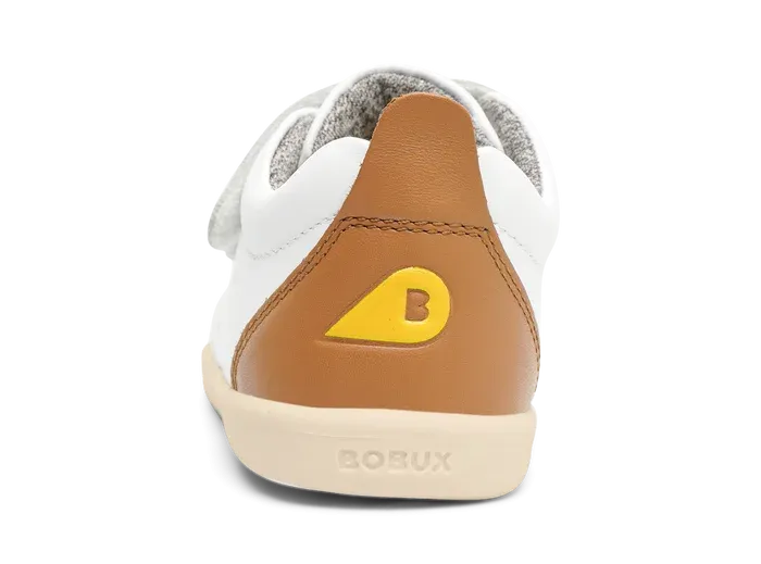 Bobux I-Walk Grass Court - White   Caramel