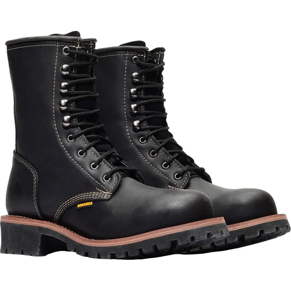 Bonanza Sierra 9” Jet Black Work Boots
