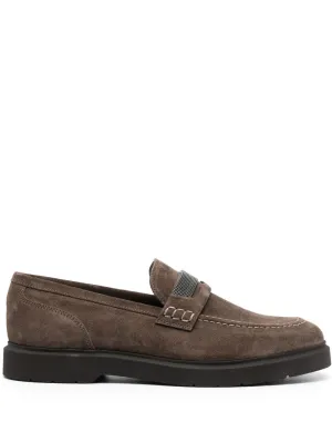 Brunello Cucinelli Penny Loafer Anthracite