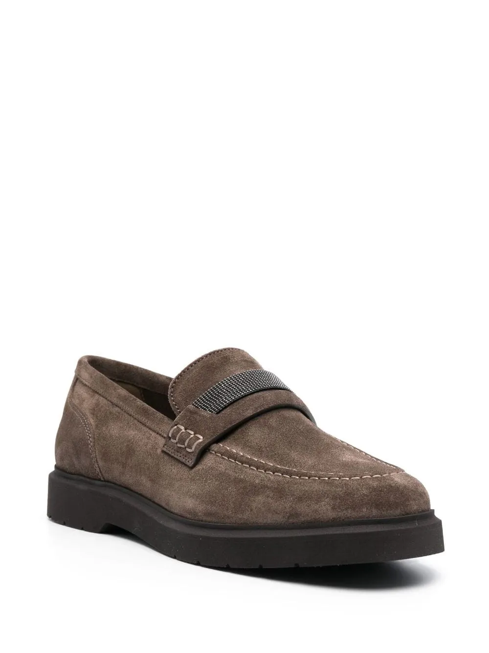 Brunello Cucinelli Penny Loafer Anthracite