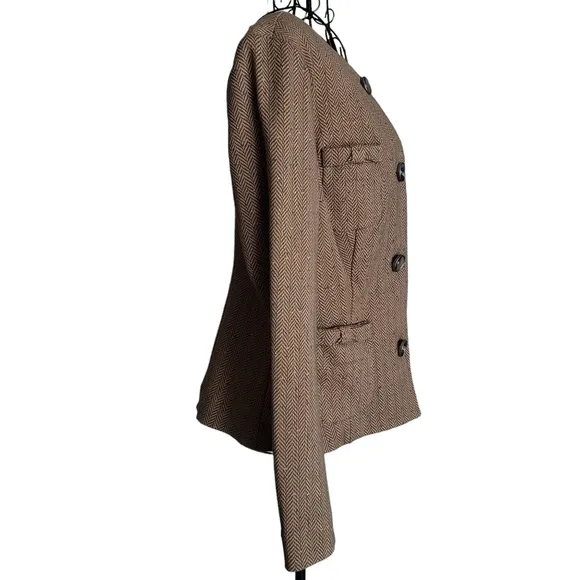 Cabi 3170 Herringbone Fleck Penny Blazer, Size XS