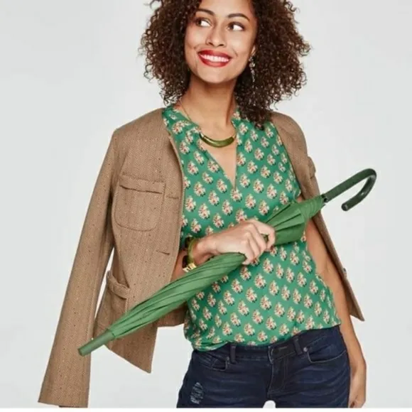 Cabi 3170 Herringbone Fleck Penny Blazer, Size XS