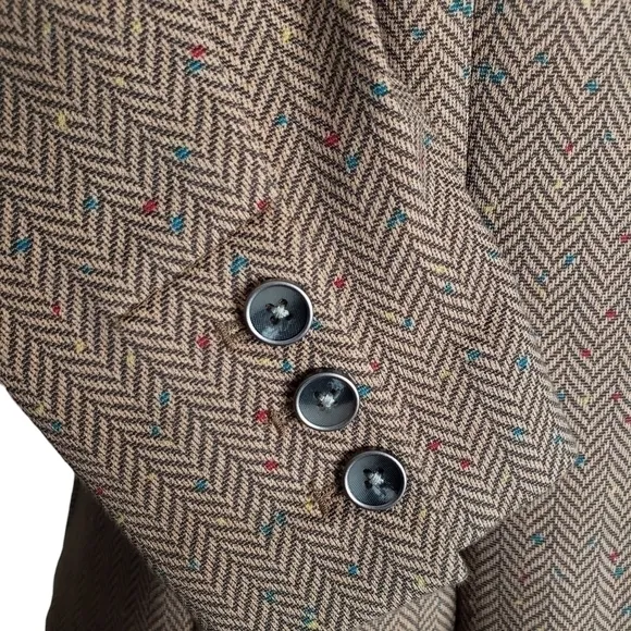 Cabi 3170 Herringbone Fleck Penny Blazer, Size XS