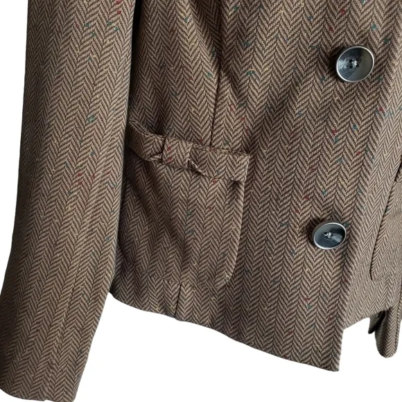 Cabi 3170 Herringbone Fleck Penny Blazer, Size XS