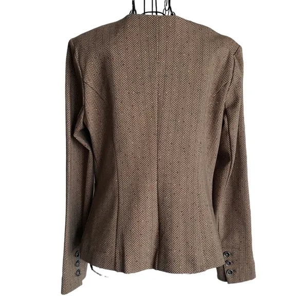 Cabi 3170 Herringbone Fleck Penny Blazer, Size XS
