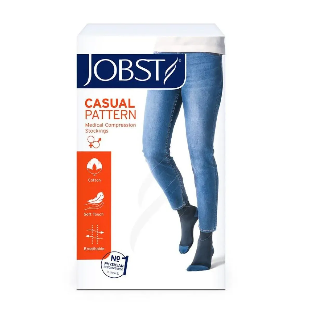 Calcetín Casual Pattern 15-20 mmhg Rosado