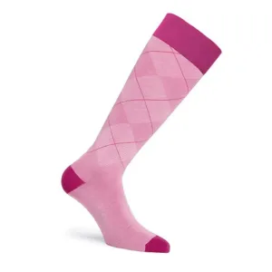 Calcetín Casual Pattern 15-20 mmhg Rosado