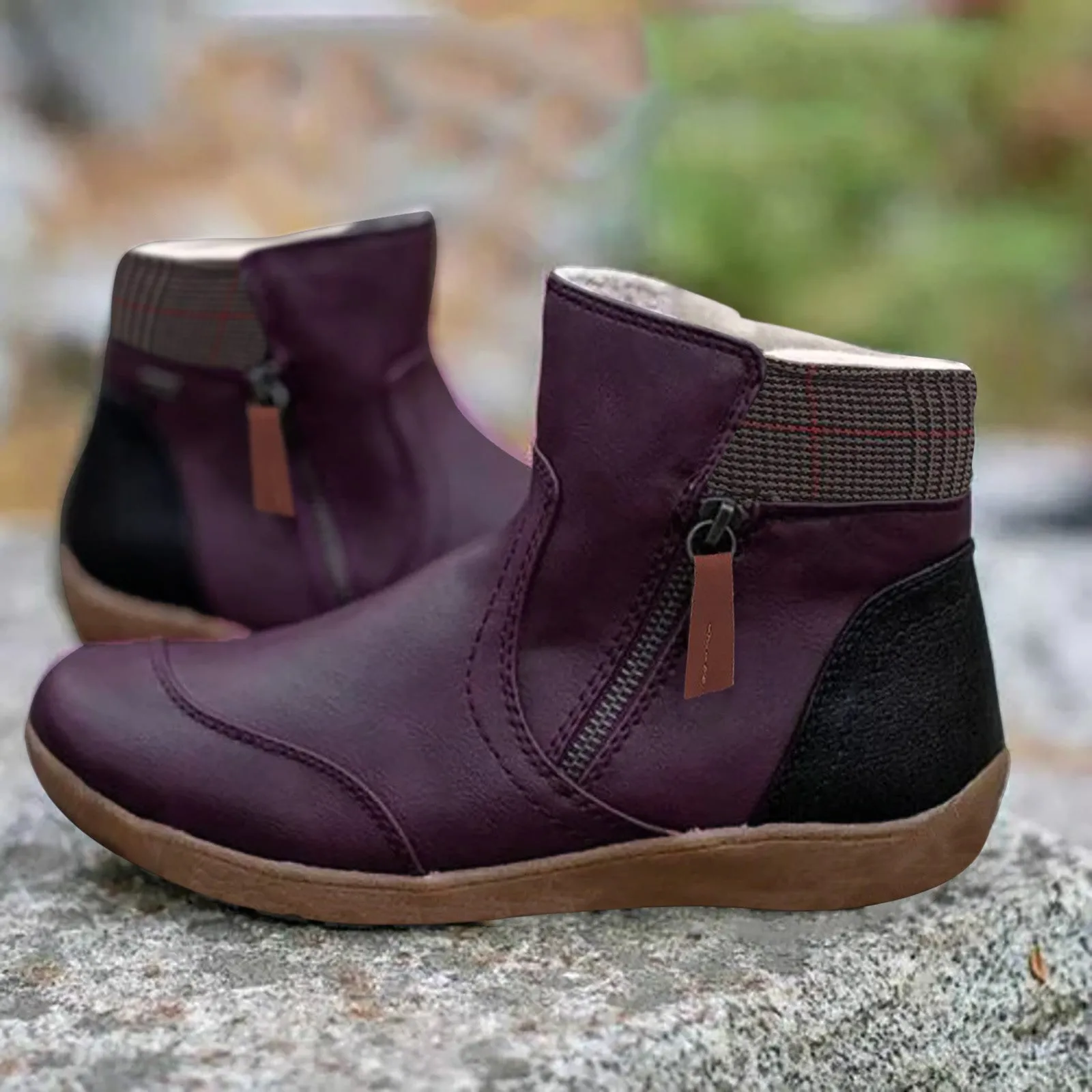 Caroline™ | Stylish Waterproof Leather Boots
