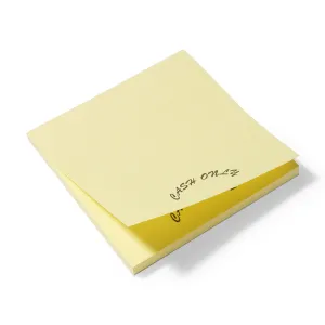 Cash Only - Sticky Notes
