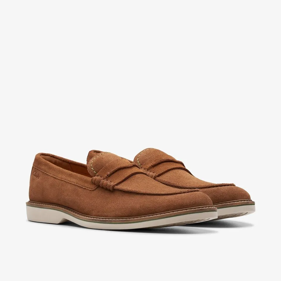 Clarks Men's Atticus LTSlip Cola Suede 26176086