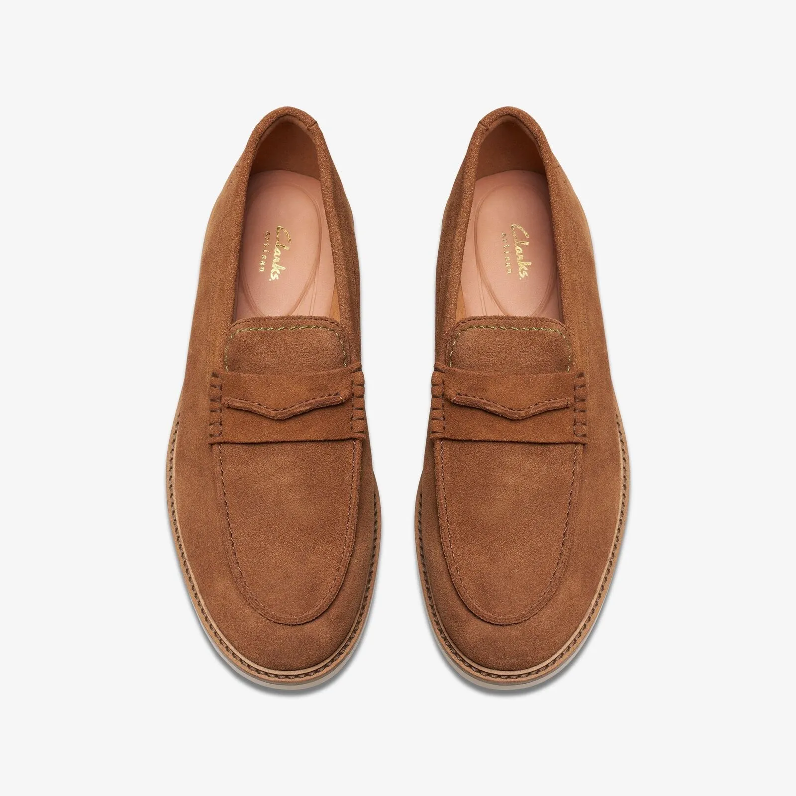 Clarks Men's Atticus LTSlip Cola Suede 26176086
