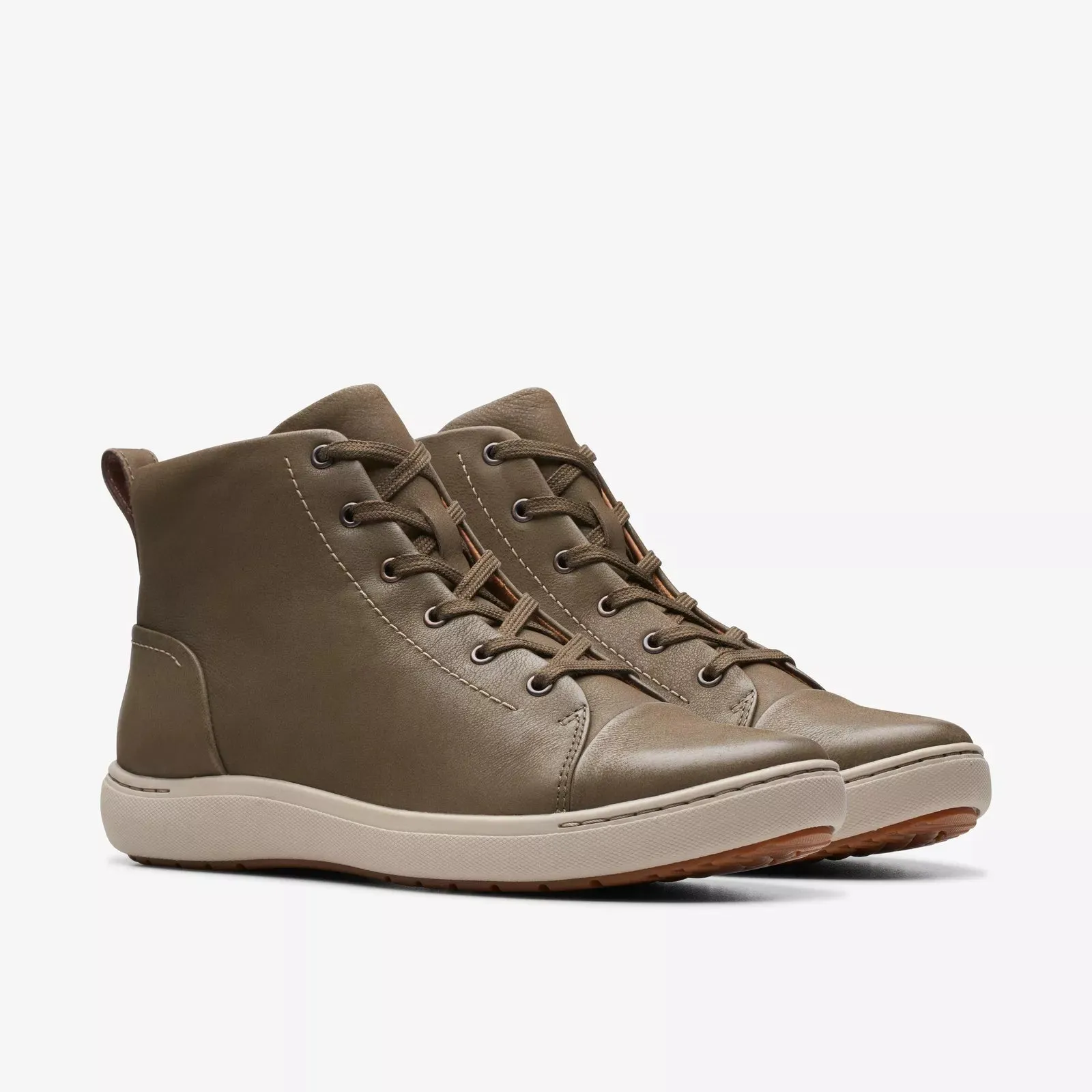 Clarks Women's Nalle Vine Dark Olive Leather 26174386