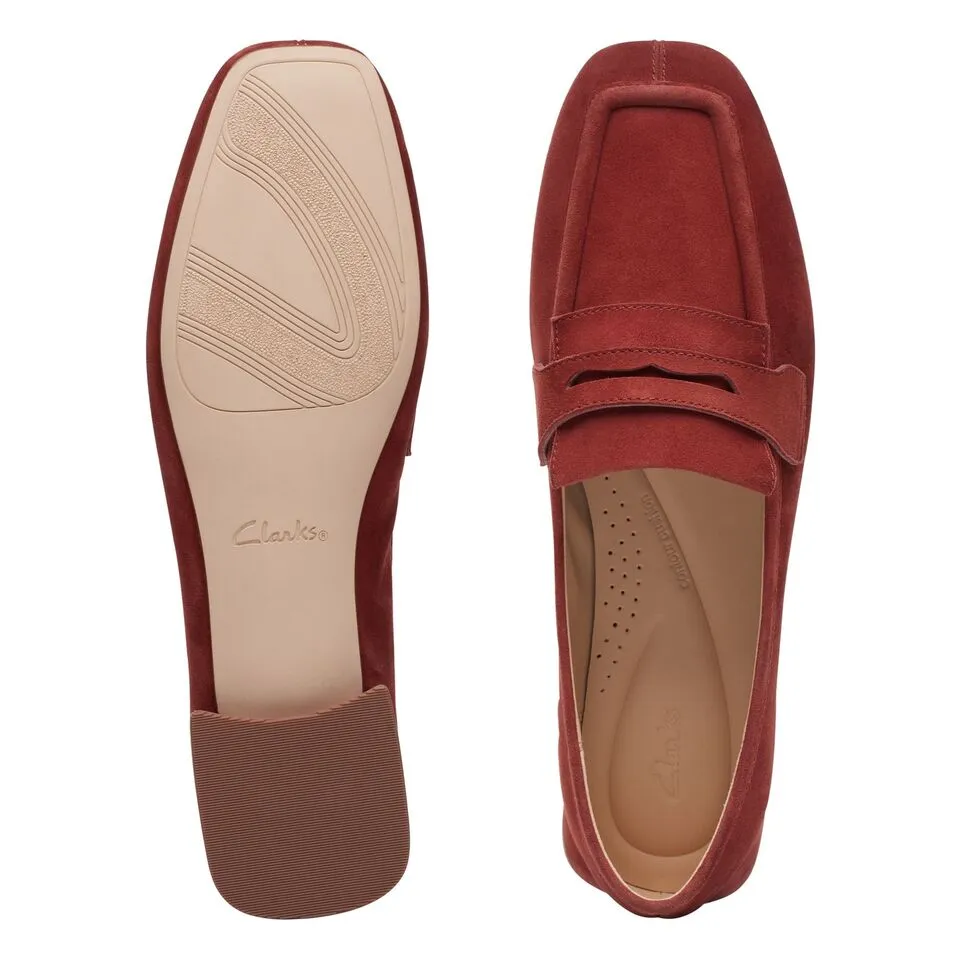 Clarks Women's Ubree15 Surf Chestnut Suede 26174692