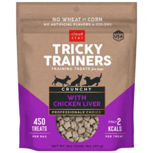 Cloud Star Tricky Trainers Crunchy Chicken Liver Treat 8oz
