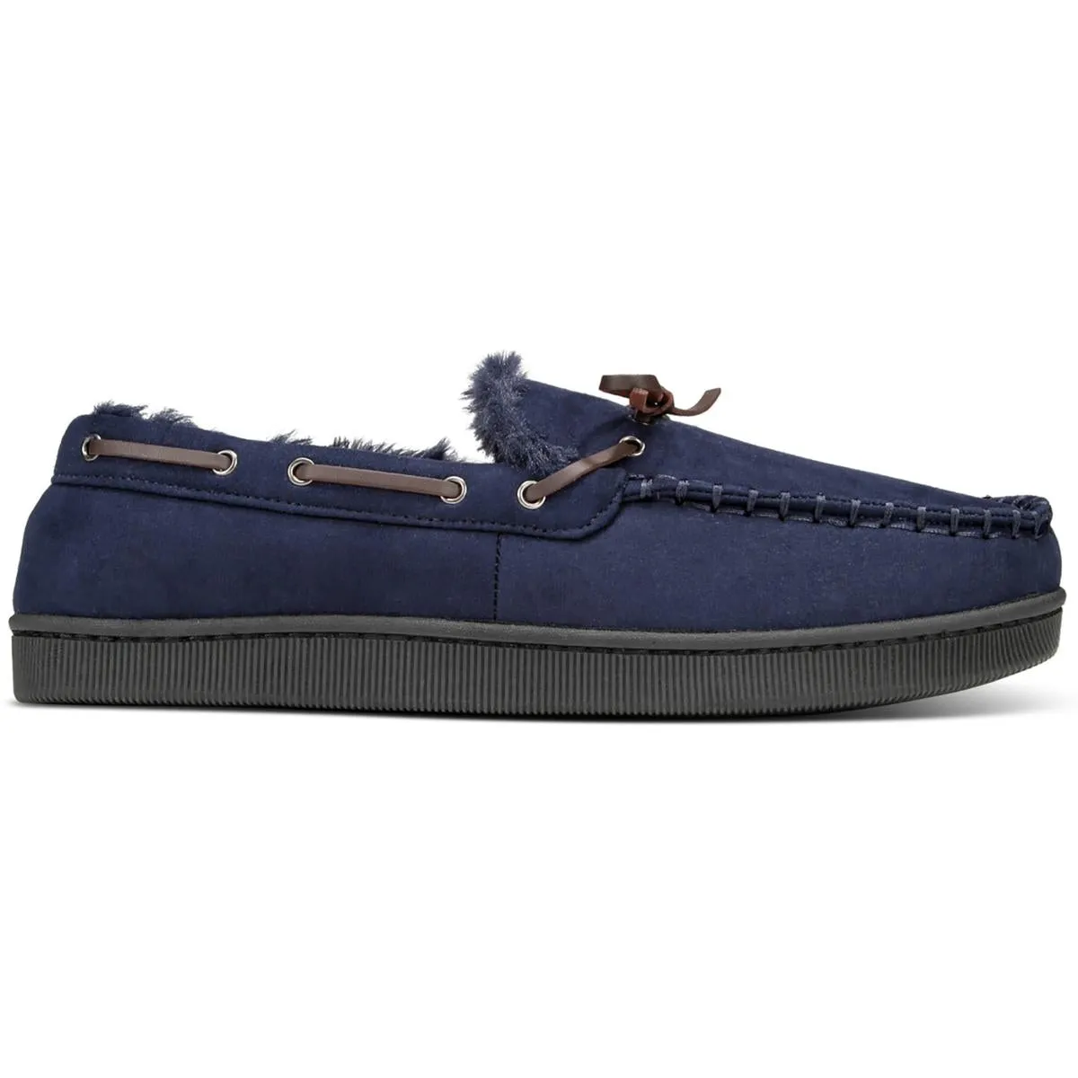 Club Room Mens   Bow  Moccasin Slippers