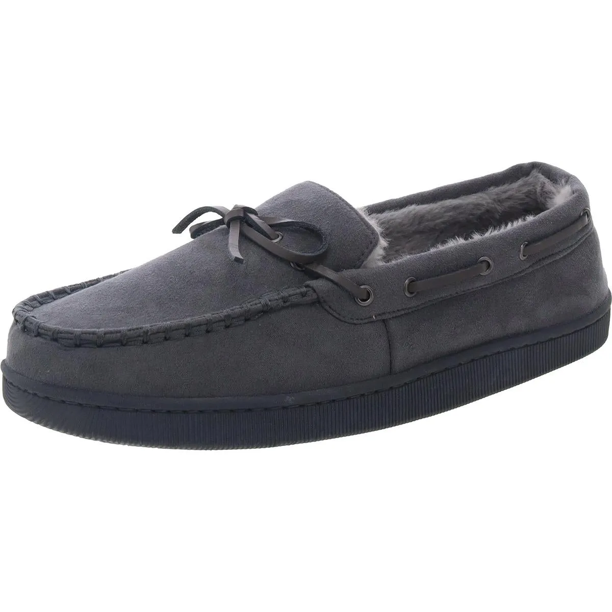 Club Room Mens Core Bow  Moccasin Slippers