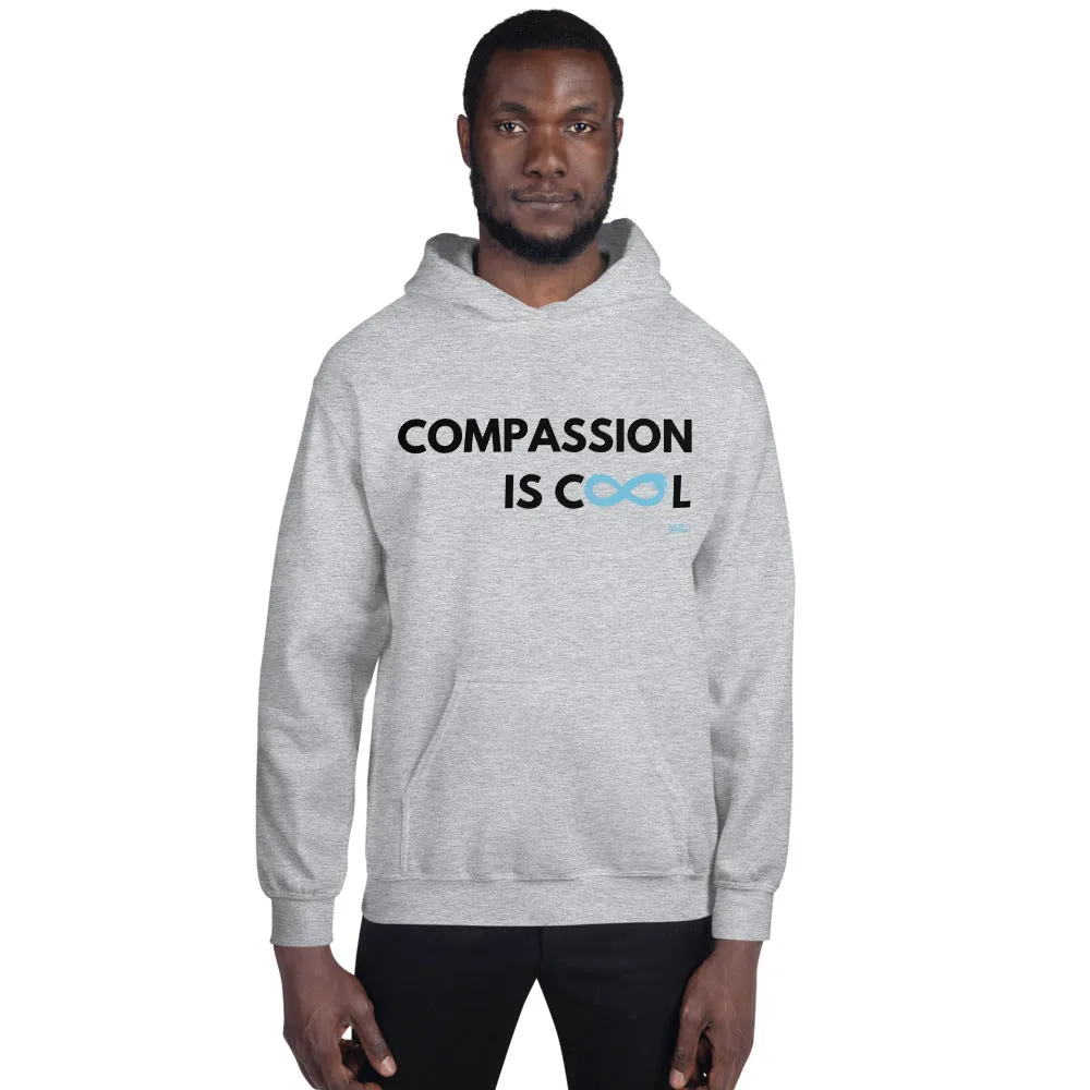 Compassion is Cool - Unisex Hoodie - Black Print