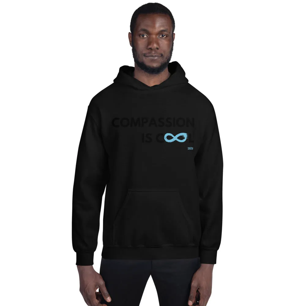 Compassion is Cool - Unisex Hoodie - Black Print