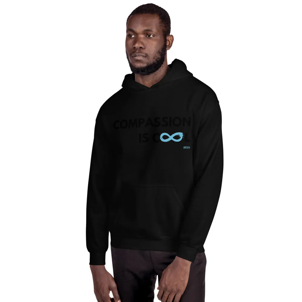 Compassion is Cool - Unisex Hoodie - Black Print