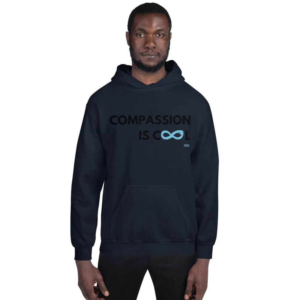 Compassion is Cool - Unisex Hoodie - Black Print