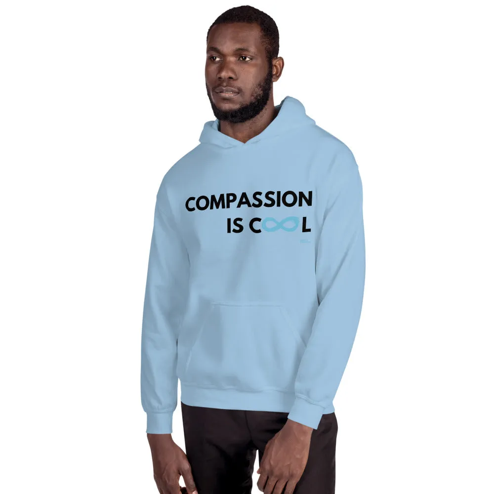 Compassion is Cool - Unisex Hoodie - Black Print