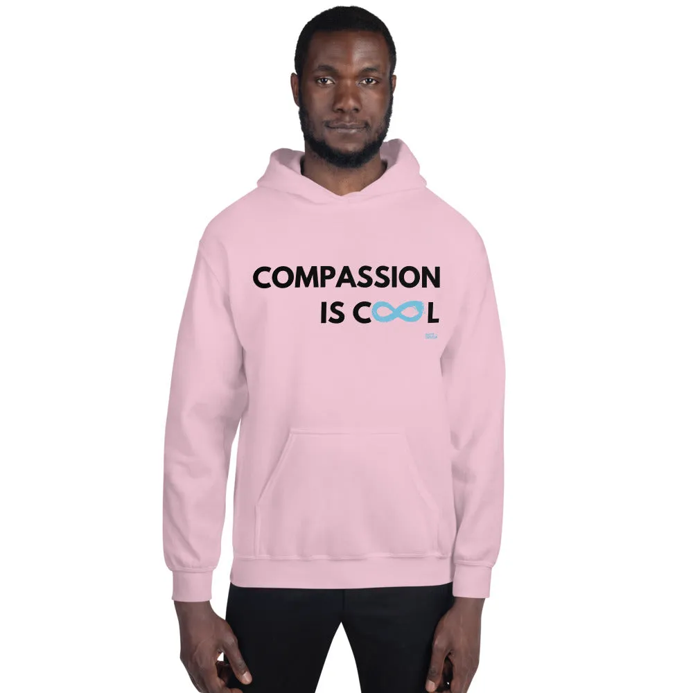 Compassion is Cool - Unisex Hoodie - Black Print